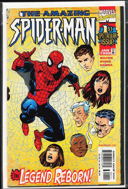 The Amazing Spider-Man #1 Direct Edition (1998) Spider-Man