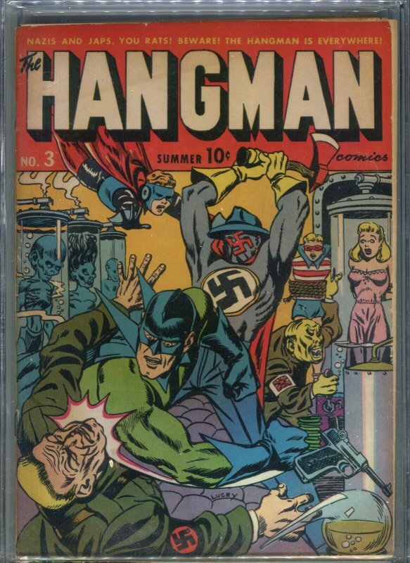 HANGMAN COMICS #3 CGC 5.0  (Restored) MLJ Classic cover 