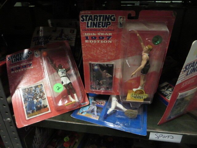 STARTING LINEUP SPORTS FIGURINE LOT F-VF