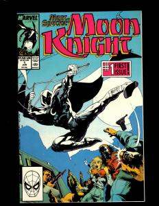 11 Moon Knight Marvel Comic Books #1 2 3 4 5 6, #1 2 3 4 9 JF25