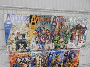 Avengers Forever #1-12 vs Kang The Conqueror Sharp Fine/VF Avg Cond Complete Set