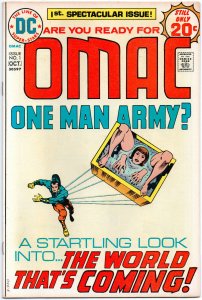 OMAC #1 - 1st App & Origin OMAC Jack Kirby - 1974 (Grade 9.2)