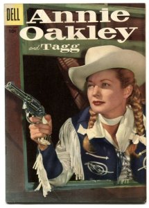 Annie Oakley and Tagg #7 1956- Dell Western- Photo cover FN