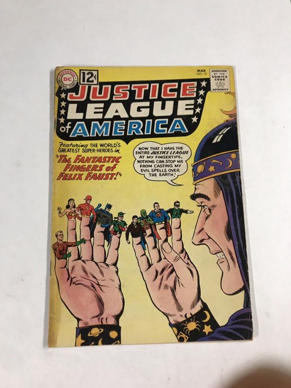 Justice League Of America  Jla 10 3.0 Gd/vg Good / Very Good 1st Felix Faust Dc