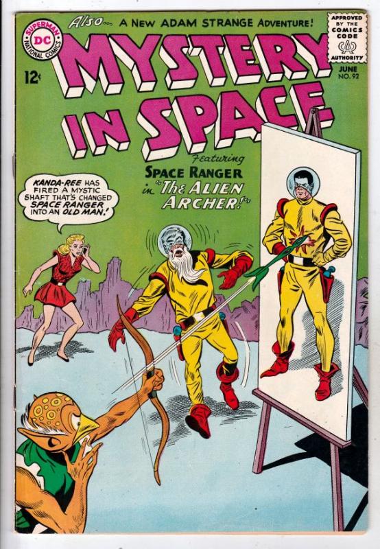 Mystery in Space #92 (Jun-64) VF+ High-Grade Adam Strange, Allana