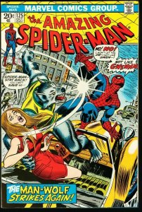 AMAZING SPIDER-MAN #125-MARVEL COMICS-GREAT ISSUE-fine/very fine FN/VF