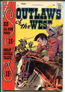 Outlaws of The West #14 1958-Charlton-Morisi-Davy Crockett-Maurice Whitman-FN