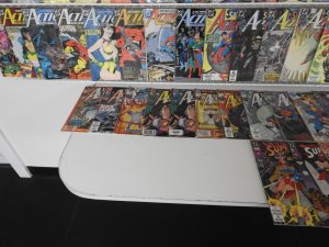 Huge Lot 140+ Comics W/ Superman,  JLA, Action Comics+ Avg VF Condition!!