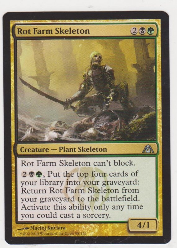 skeleton mtg cards Skeletal Grimace [Innistrad] main image 1