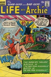 Life with Archie #54 VG ; Archie | low grade comic October 1966 Man From R.I.V.E