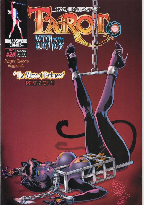 Tarot Witch of the Black Rose #20(2003)Adult Comic Book Broadsword Grade NM- 9.2