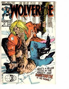 Wolverine # 10 NM- Marvel Comic Book Wolverine Vs. Sabretooth X-Men J274