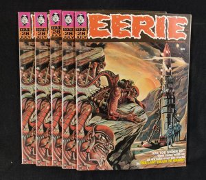 Eerie #28 JUL 1970 (7/7.5) Pat Boyette Cover 5 pc LOT