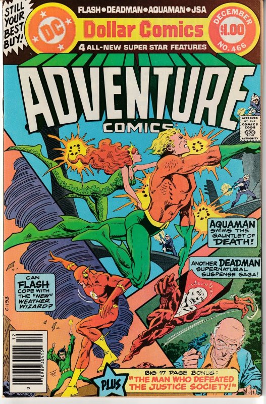 Adventure Comics(vol. 1) # 466  Superman,Batman, Power Girl,The Justice Society