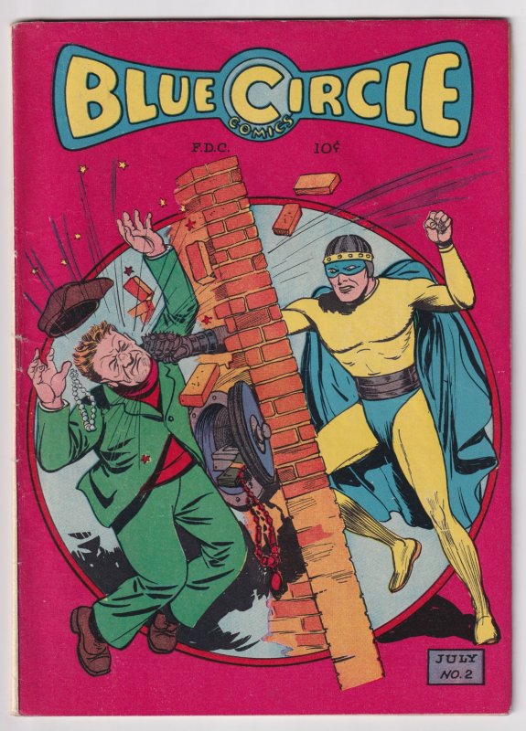 Blue Circle Comics #2 (1944) golden age!