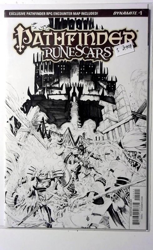 Pathfinder: Runescars #1 (2017) Dynamite Entertainment 1st Print Comic Book