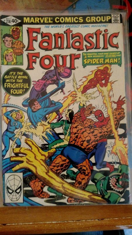 FANTASTIC FOUR #218 (Marvel,1980) Condition FN