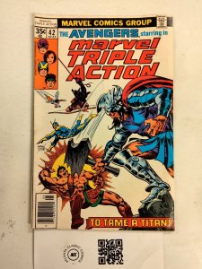 Marvel Triple Action #42 VF Marvel Comic Books Avengers Captain America 12 HH34