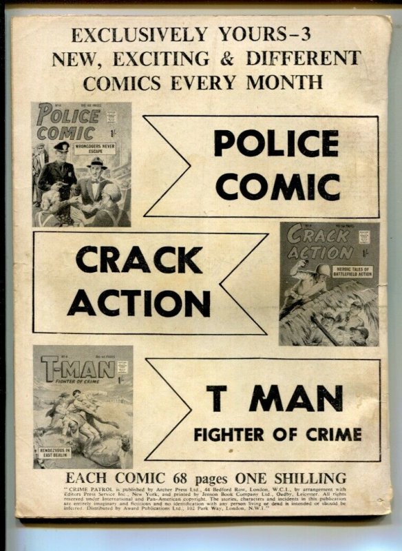 Crime Patrol #4 1953--Pre-code crime & horror-bondage panels-Comics Crime s...