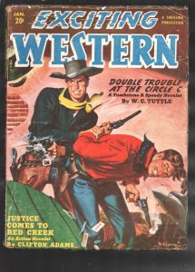 Exciting Western 1/1951-Hero pulp-Tombstone & Speedy-W.C. Tuttle--Sam Cherry ...