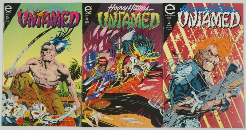 Untamed #1-3 VF/NM complete series NEIL HANSEN epic heavy hitters set lot 2