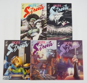 Night Streets #1-5 VF/NM complete series 1986 ARROW COMICS crime lord story 