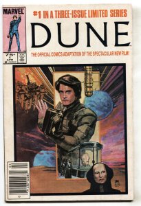 Dune #1--Marvel comics--1985--1st issue--NEWSSTAND--VG+