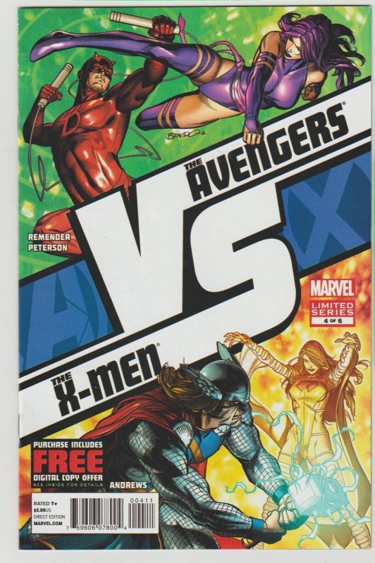 Avengers VS X-Men # 4 Of 6 Cover A NM Marvel 2012 [Q8]