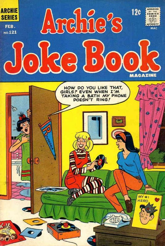 Archie's Jokebook Magazine #121 FN ; Archie | February 1968 Record ...