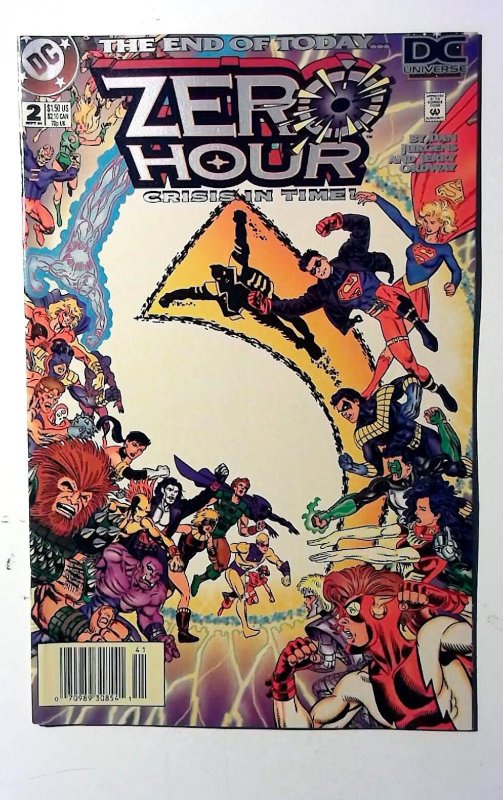 Zero Hour Crisis in Time #2 1994 DC Newsstand Supergirl Superboy Nightwing Comic
