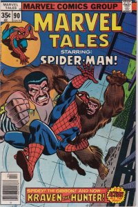 Marvel Comics Group! Marvel Tales! Starring: Spider-Man! Issue #90!