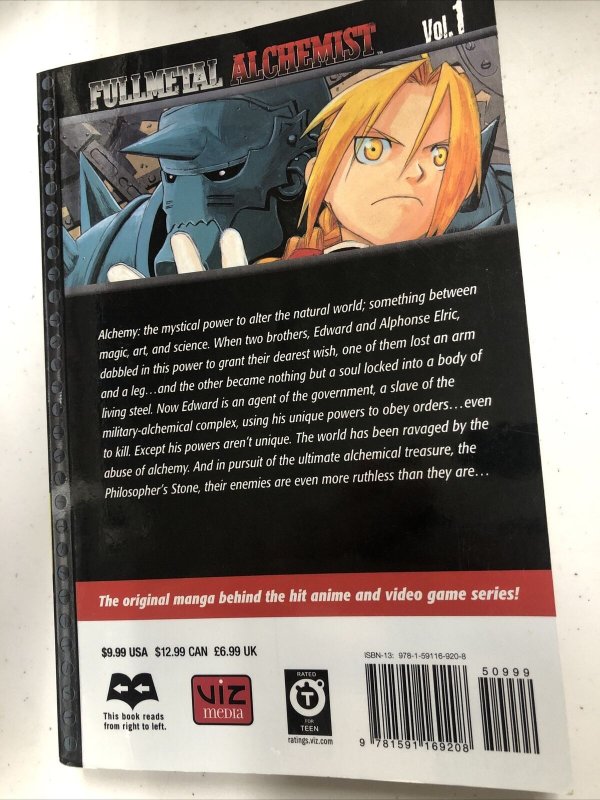 Manga fullmetal alchemist volume 1