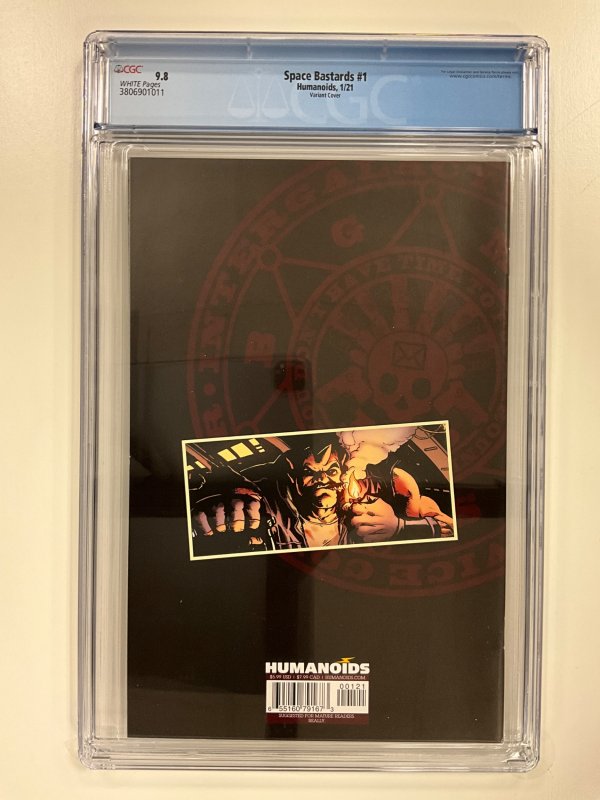 Space Bastards #1 Variant Cover CGC 9.8