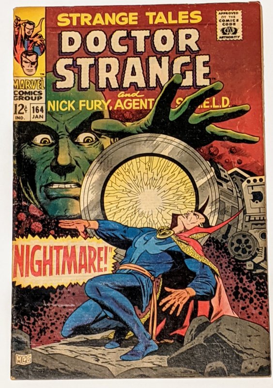 Lot of 4 Strange Tales #140, 144, 155, 174 Doctor Strange