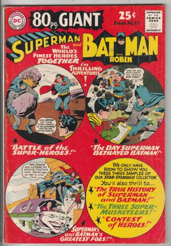 Eighty Page Giant #15 (Oct-65) FN/VF Mid-High-Grade Superman, Batman, Robin