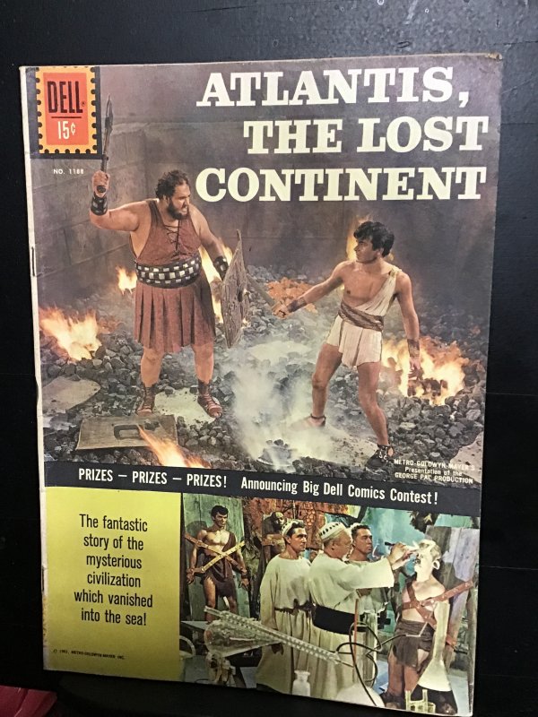 Four Color #1188 (1961) Atlantis, The Lost Continent! Movie Comic FNVF Wow!