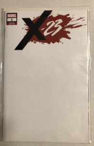 X-23 #1 Blank Cover (2018)