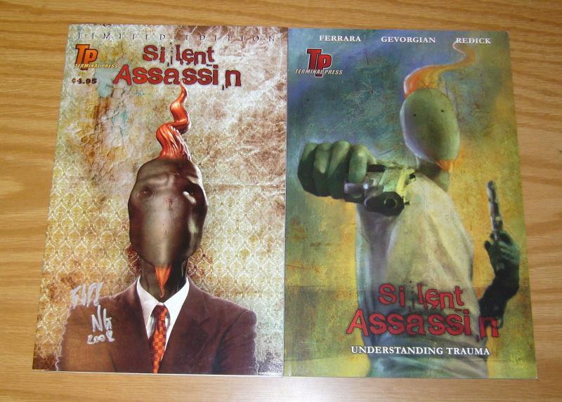 Silent Assassin: Understanding Trauma #1 VF/NM +signed limited edition ONLY 100! 