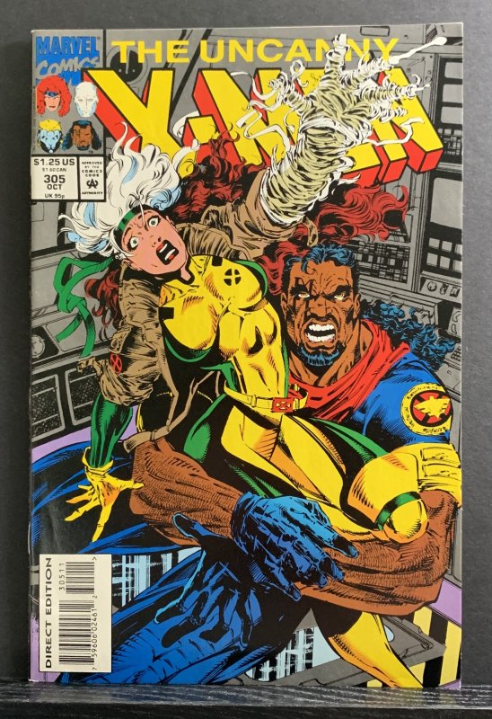 The Uncanny X-Men #305 (1993) Jan Duursema Rogue / Bishop Cover