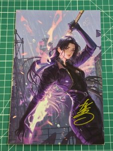 PSYLOCKE #6 MARVEL COMICS 1:50 VIRGIN VARIANT FANG YANG SIGNED NYCC W/COA