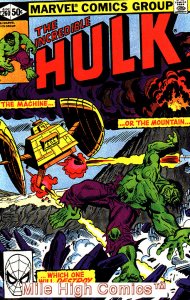 HULK  (1962 Series) (#1-6, #102-474, #600-635)(INCREDIBLE)(MV) #260 Good