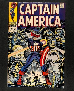 Captain America #107 1st Doctor Faustus Red Skull Cover!
