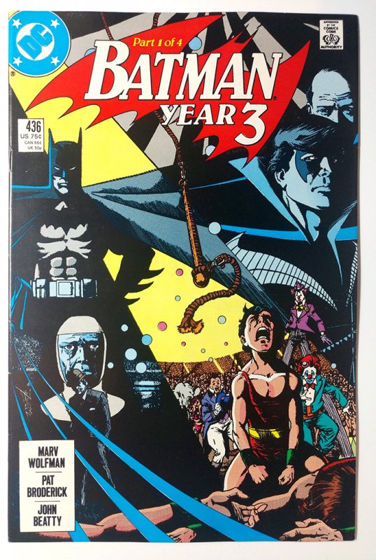 Batman #436 (8.0, 1989)  1st app of Tim Drake (Robin)