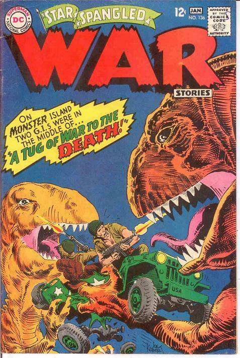 STAR SPANGLED WAR 136 VG-F  January 1968 COMICS BOOK