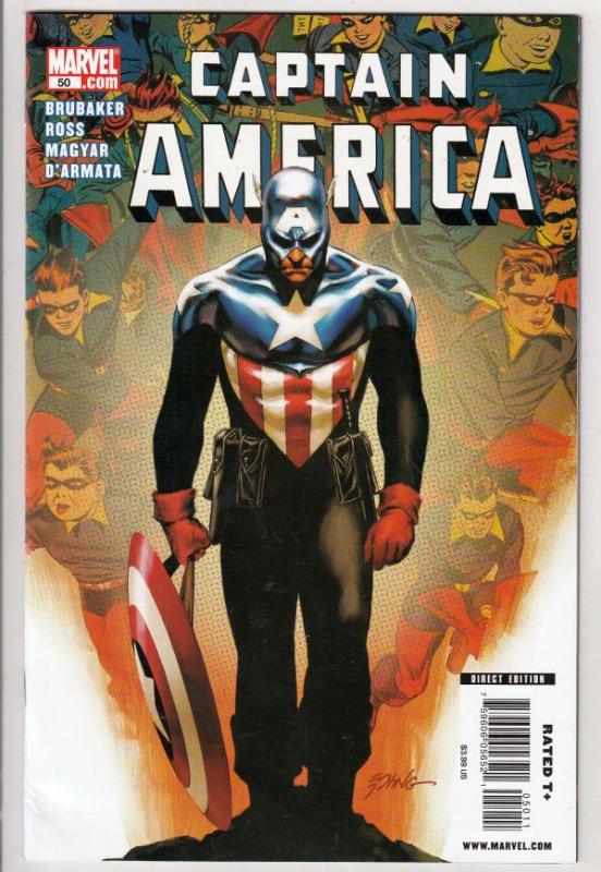 Captain America #50 (Jul-09) NM- High-Grade Captain America aka Bucky Barnes