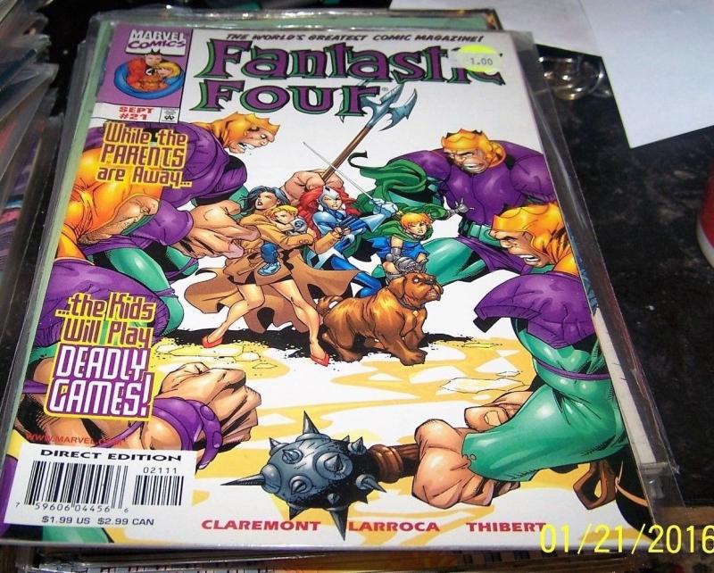 FANTASTIC FOUR #21  vol 3 1999 marvel  