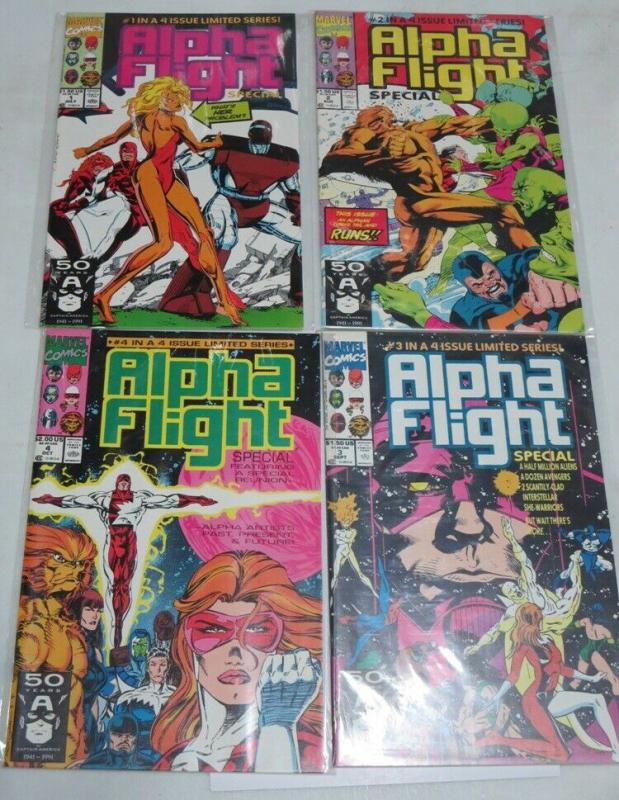 ALPHA FLIGHT SPECIAL (1991 MINI) 1-4 THE SET!