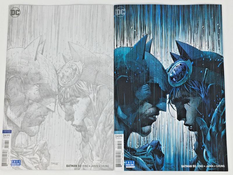 Batman 50 - Wedding Issue Jim Lee Pencil Sketch 1:100 Variant Cover - NM