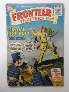 Frontier Fighters #1 (1955) PR Cond near book-length spine split, cover detached