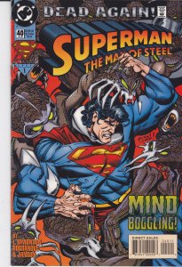Superman: The Man of Steel #40